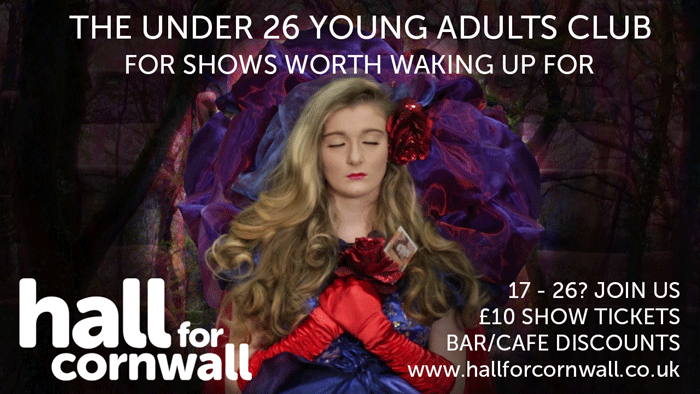 Composite Photography Cinemagraph by Debra Jayne. Alicia Jayne Wiley as Sleeping Beauty. HFC, Hall For Cornwall 
